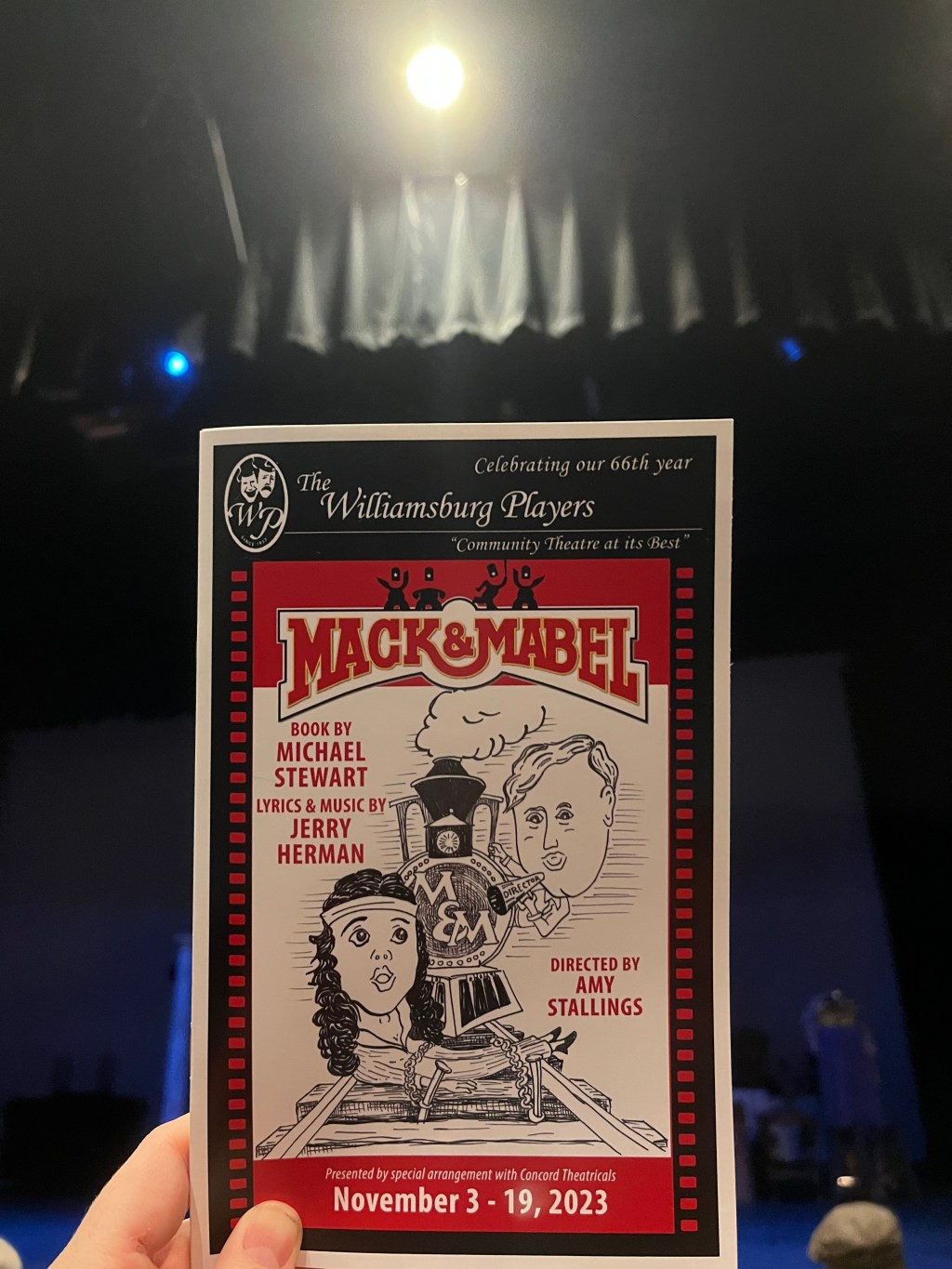 Lights, Camera, Action!  Mack & Mabel at Williamsburg Players tells the (sort of) true love story of two silent film&nbsp;giants