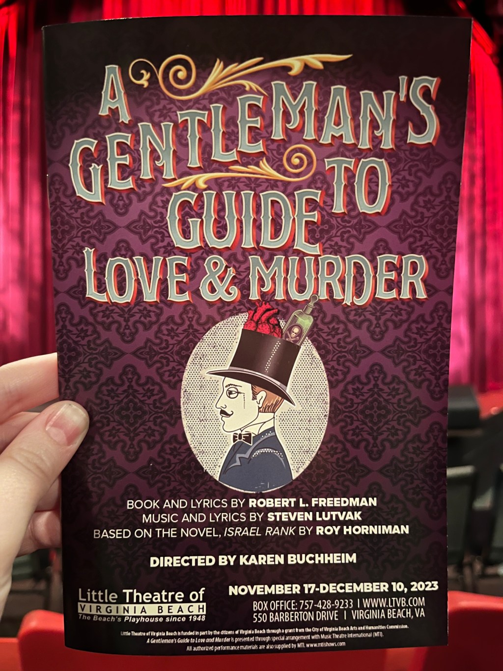 You’d be “Foolish to Think” about missing LTVB’s rendition of A Gentleman’s Guide to Love and&nbsp;Murder