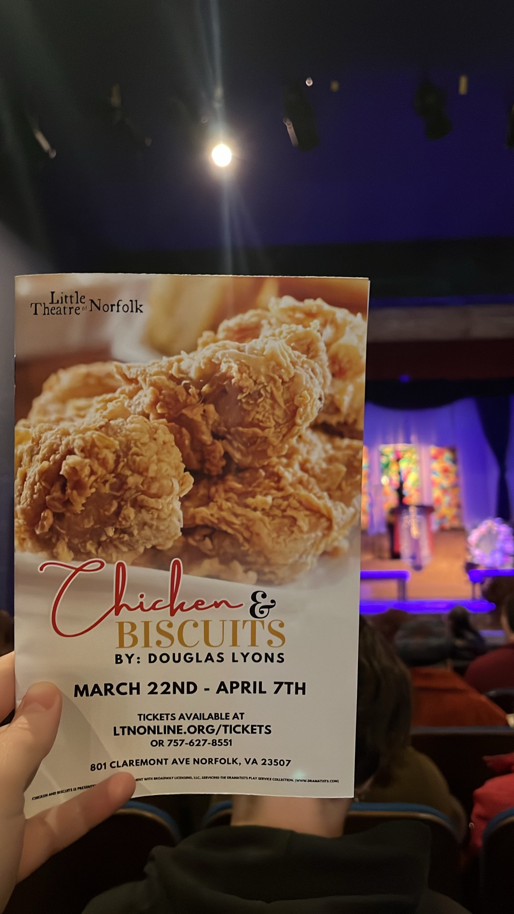 Savor Grandpa’s Famous “Chicken & Biscuits” at the Little Theatre of&nbsp;Norfolk