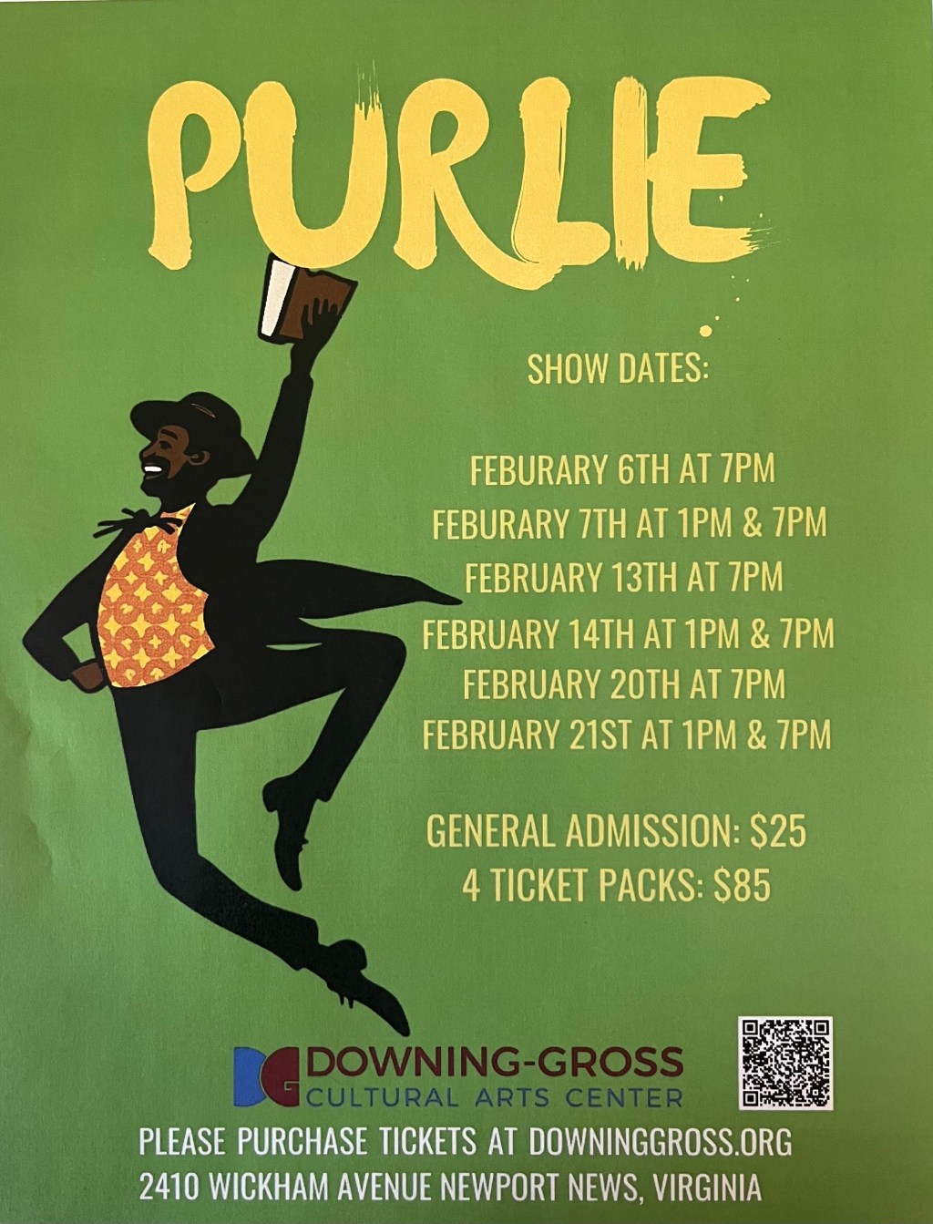 There’s More Than One Way to Crack An Egg and There’s More Than One Way to Peel An Orange, But There’s Only One Place in Hampton Roads to Catch “Purlie” (And That’s&nbsp;Downing-Gross)
